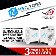 ASUS ROG RAPTURE GT6 (2-PACK) TRI-BAND WIFI 6 GAMING MESH WIFI SYSTEM