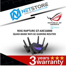 ASUS ROG RAPTURE GT-AXE16000 QUAD-BAND WIFI 6E GAMING ROUTER