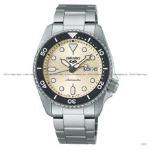 SEIKO 5 Sports SRPK31K1 KX Midi Mono Automatic 38mm SS Bracelet Cream