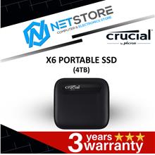 CRUCIAL X6 PORTABLE SSD (4TB) - CT4000X6SSD9
