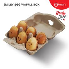 Smiley Face Egg Waffle Box Per Pcs