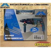 MOSTAZ MOTO Rotary Hammer 3 in 1 MS2-26DSR