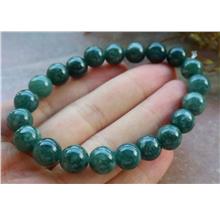 Certified Green Burma Natural A JADE Jadeite 8mm Beads Bracelet