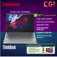 Lenovo 15.6&quot; Thinkbook 15p Laptop i5-10300H GTX1650 MaxQ