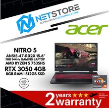 ACER NITRO 5 AN515-47-R02X 15.6&quot; FHD 144Hz GAMING LAPTOP