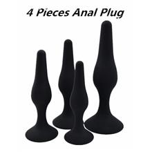 LoveTwo Toy 4 Pcs Premium Silicone Plug Started Kit Sex Play