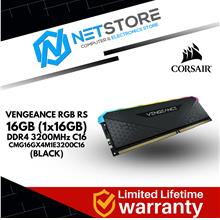 CORSAIR VENGEANCE RGB RS 16GB (1x16GB) DDR4 3200MHz C16 RAM (BLACK)