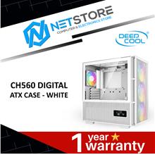 DEEPCOOL CH560 DIGITAL ATX CASE - WHITE - R-CH560-WHAPE4D-G-1