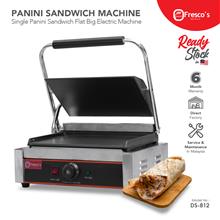 Commercial Grill Panini Sandwich Big Flat Single Electric Machine