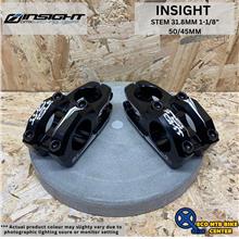 INSIGHT STEM 31.8MM 1-1/8&quot; BLACK ( BMX )