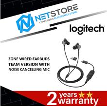 LOGITECH ZONE WIRED EARBUDS TEAM VERSION WITH NOISE CANCELLING MIC