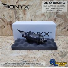 ONYX RACING BMX ULTRA HG-110/10mm Bolt-on Rear Hub 36SP MATTE BLACK