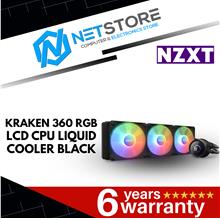 NZXT KRAKEN 360 RGB LCD CPU LIQUID COOLER - BLACK - RL-KR360-B1