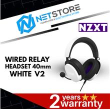 NZXT WIRED RELAY HEADSET 40mm WHITE - V2 - AP-WCB40-W2