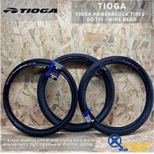 TIOGA POWERBLOCK TIRES - 60 TPI - WIRE BEAD ( BMX )