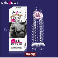 ( 3 Free Gift ) T Strong Vibrate Deep Sea Mad Shark Reusable condom