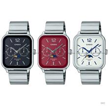 CASIO MTP-M305D STANDARD Analog Day Date Moon Phase 34mm SS Bracelet