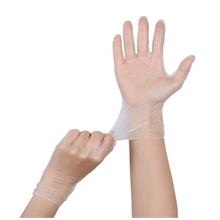 PVC Transparent Diposable Hand Glove (Powder Free) \u70d8\u7119\u63c9\u9762\u6