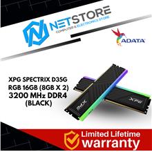 ADATA XPG SPECTRIX D35G RGB 8GB X 2 3200 MHz DDR4 RAM - BLACK