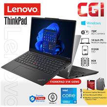 Lenovo 14&quot; ThinkPad E14 Gen 5 Laptop i5-1335U 8GB RAM 512GB SSD