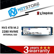 KINGSTON NV2 4TB M.2 2280 NVME INTERNAL SSD - SNV2S/4000G