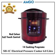 AMGO SH-1C Electric Pressure Cooker 6L [14 Cooking Programs](1000W)