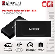 Kingston 2TB XS1000 USB 3.2 Gen 2 Pocket Sized Portable External SSD