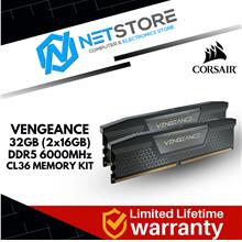 CORSAIR VENGEANCE 32GB (2X16GB) DDR5 6000MHZ CL36 RAM - BLACK
