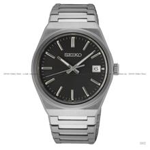 SEIKO SUR557P1 Men's Date Sapphire Quartz 38.9mm SS Bracelet Black