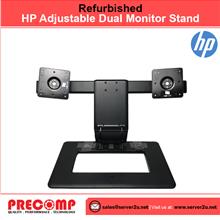 (Refurbished) HP Adjustable Dual Monitor Stand (AW664AA)