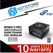 FSP HYDRO Ti PRO ATX3.0 (PCIe5.0) 1000W TITANIUM FULL MODULAR