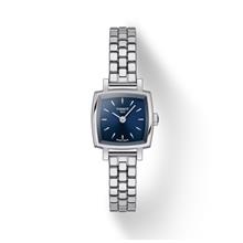 TISSOT T058.109.11.041.01 LOVELY SQUARE Quartz 20mm SS Bracelet Blue