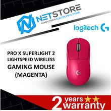 LOGITECH PRO X SUPERLIGHT 2 LIGHTSPEED WIRELESS GAMING MOUSE (MAGENTA)