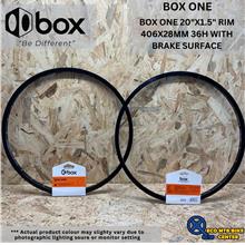BOX COMPONENTS BOX ONE 20&quot; RIM WITH BRAKE SURFACE(SELL PAIR)