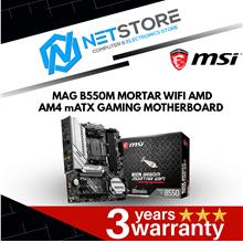 MSI MAG B550M MORTAR WIFI AMD AM4 mATX GAMING MOTHERBOARD