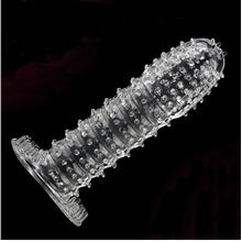 (Free 2 Gift ) B style Spike Sets Reusable Crystal Condom