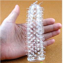 ( Free 2 Gift ) C style Spike sets Reusable Crystal Condom