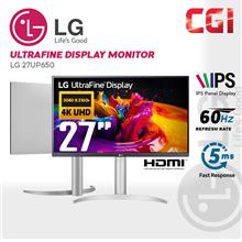 LG 27&quot; 27UP650N IPS 4K UHD HDR10 Freesync 60Hz 5ms HDR400