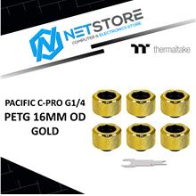 THERMALTAKE PACIFIC C-PRO G1/4 PETG 16MM OD GOLD - CL-W265-CU00GD-B