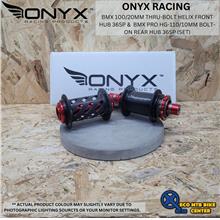 ONYX BMX 100/20mm Thru-bolt Helix Front Hub 36SP &amp;