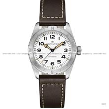 HAMILTON H70225510 KHAKI FIELD EXPEDITION AUTO 37mm Leather WhiteBrown