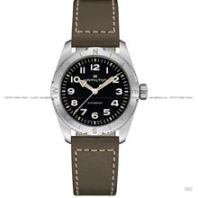 HAMILTON H70225830 KHAKI FIELD EXPEDITION AUTO 37mm Leather BlackGreen