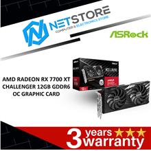 ASROCK AMD RADEON RX 7700 XT CHALLENGER 12GB GDDR6 OC GRAPHIC CARD