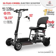 X6 PLUS 4 Wheel Electric Scooter Lightweight 21kg Foldable
