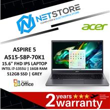 ACER ASPIRE 5 15.6&quot; FHD IPS INTEL i7-1355U|16GB RAM|512GB SSD|GREY