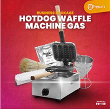 [Business Package] 4 Holes Hotdog Waffle Gas Machine