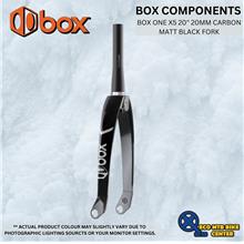 BOX COMPONENTS BOX ONE X5 20&quot; 20MM CARBON MATT BLACK FORK