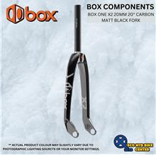 BOX COMPONENTS BOX ONE X2 20MM 20&quot; CARBON MATT BLACK FORK