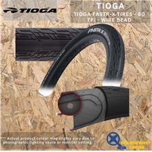 TIOGA TIRE FASTR-X 20&quot;X1-3/8&quot; / 20&quot;X1-1/8&quot; STEEL BEAD ( BMX )