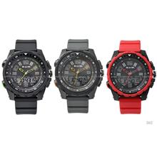 BUM B965 Men's Analog Digital Watch Chronograph Dual Time Alarm 45mm